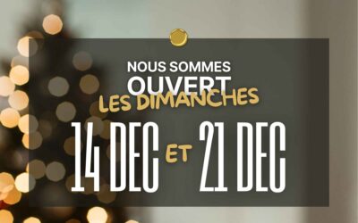Ouverture exceptionnelle du Carré d’or les dimanches 14 et 21 décembre 2025