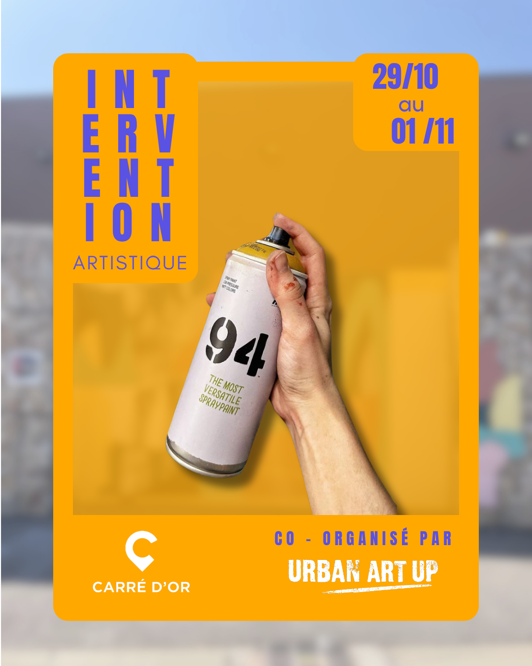 Intervention Artistique par Urban Art Up – Carré d&rsquo;or Perpignan